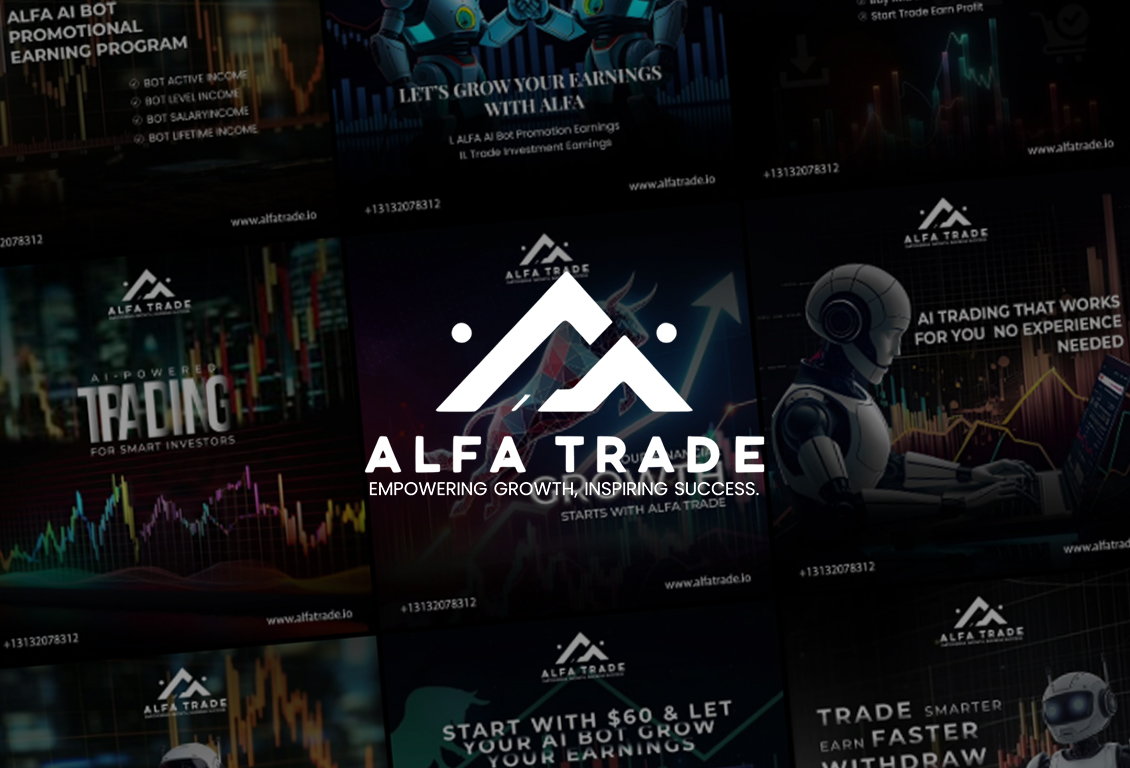 Alfa Trade branding project